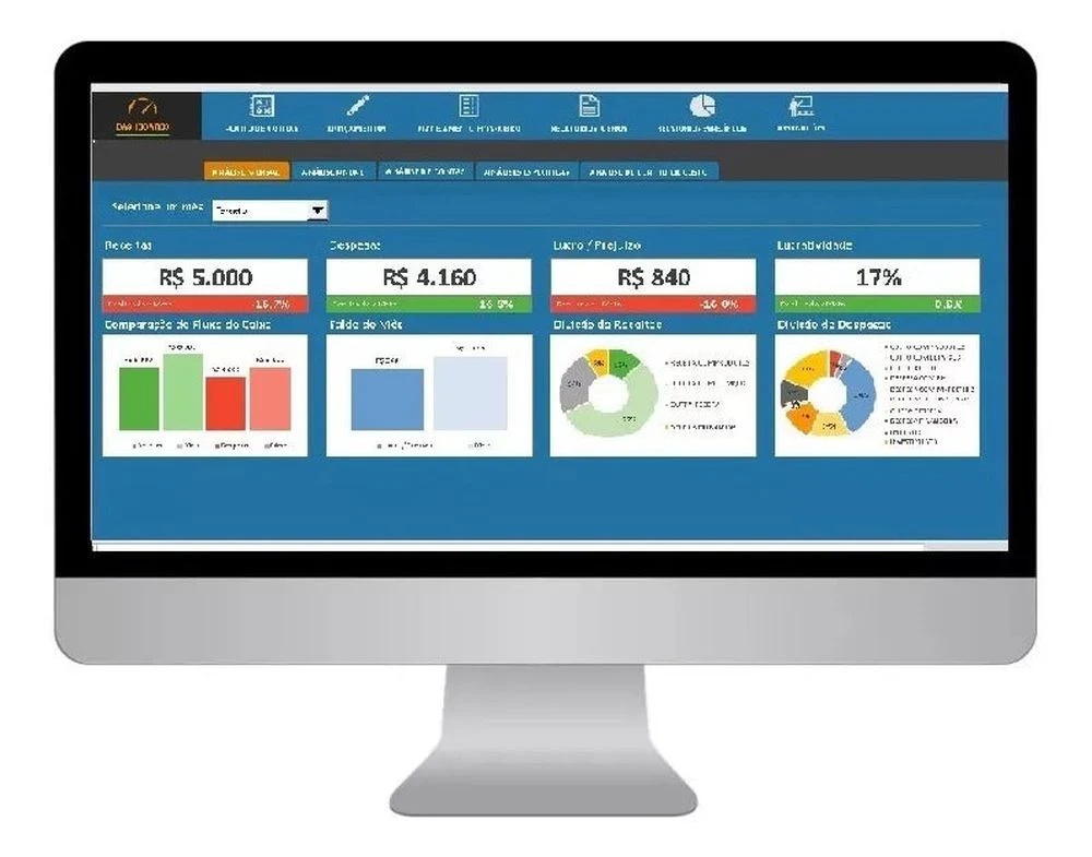 Planilha Controle Financeiro Completa
