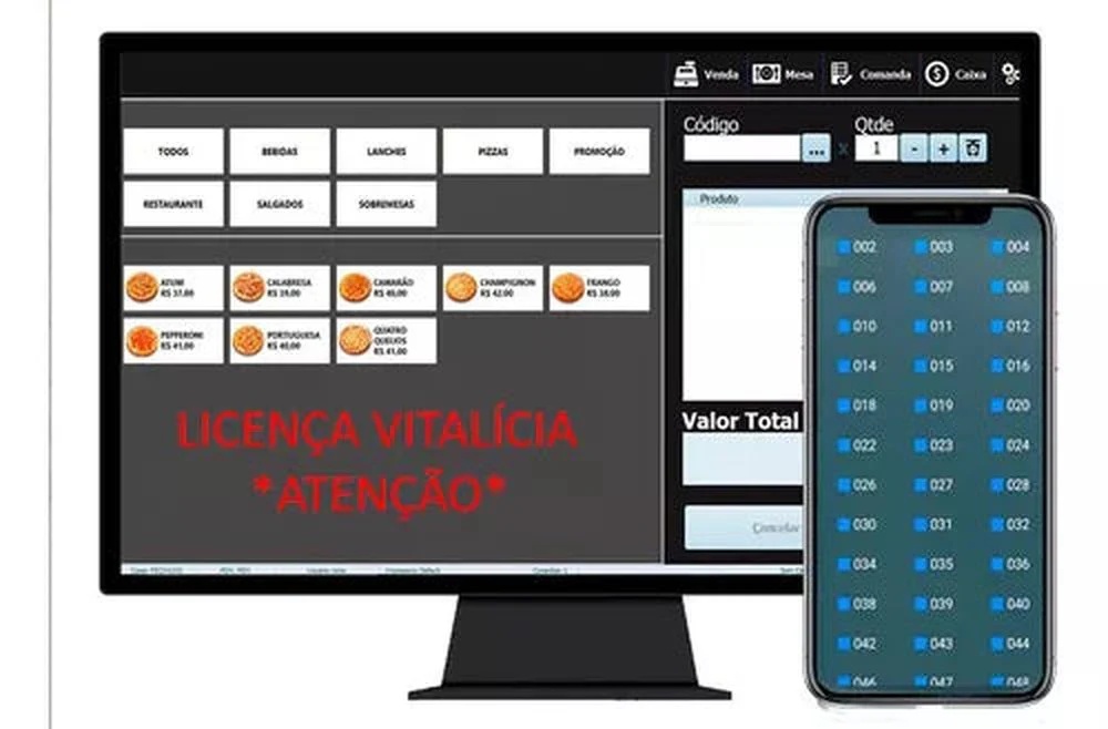 Sistema Pdv + Delivery + App + Topmaster 2025 + Vitalícia