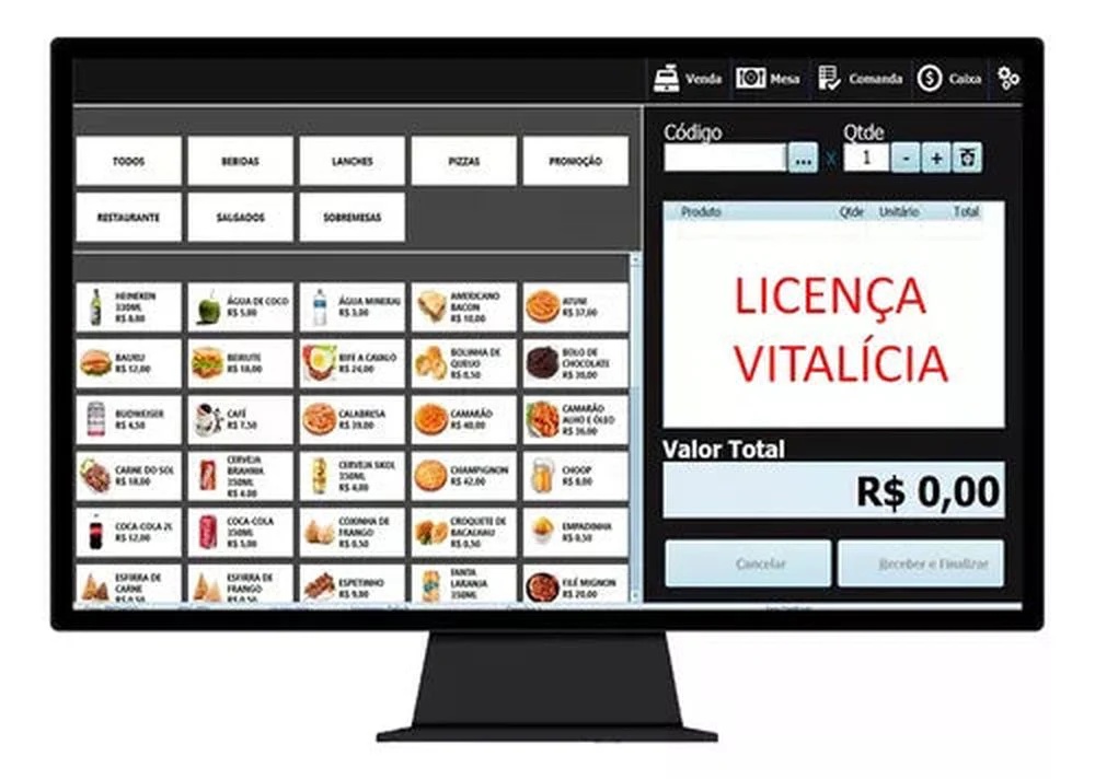 Sistema Pdv + Delivery + App + Topmaster 2025 + Vitalícia