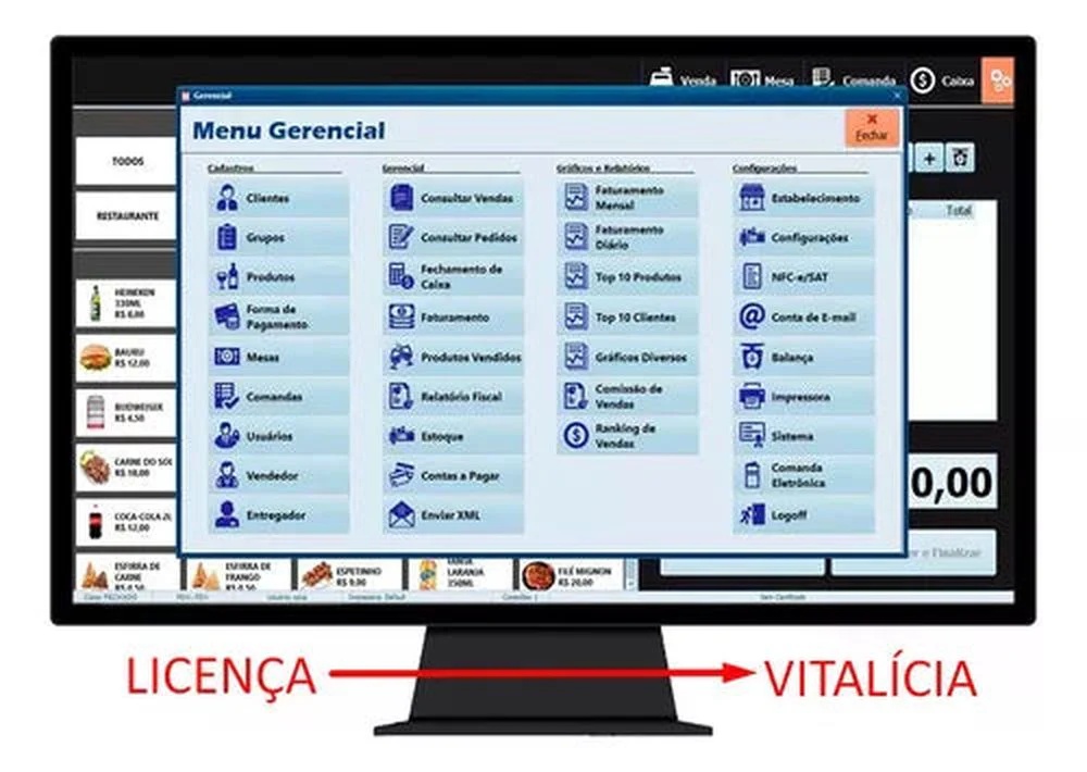 Sistema Pdv + Delivery + App + Topmaster 2025 + Vitalícia