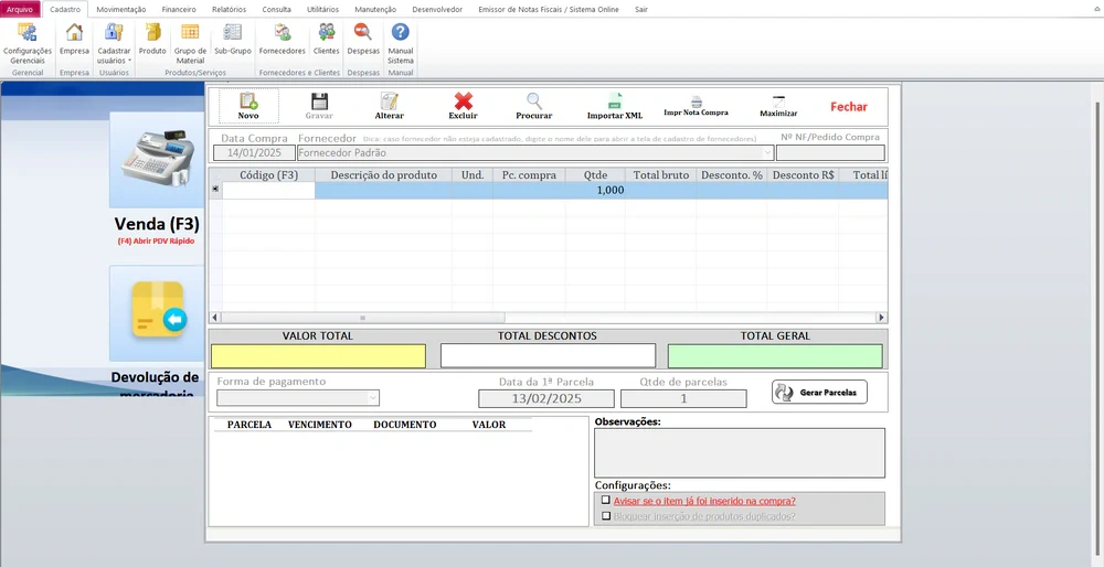 Sistema Para Gestão De Negócios