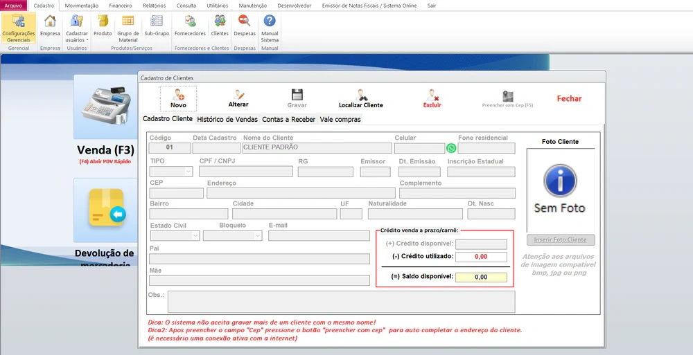 Sistema Para Gestão Lojas, Comércios, Mercados, etc…