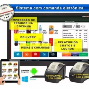 Sistema Gestão Para Pizzarias Lanchonetes Bares Restaurantes