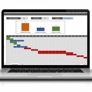 Planilha Controle De Tarefas + Cronograma De Atividades