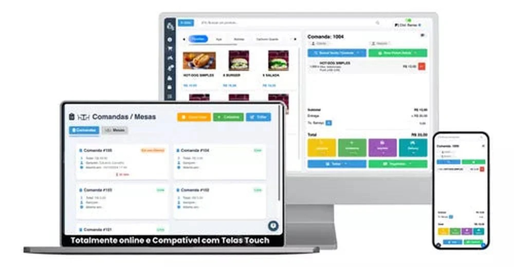 Sistema P/ Lanchonetes Bares Restaurantes Pizzaria Delivery