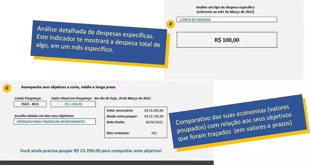 Planilha Controle Financeiro Doméstico