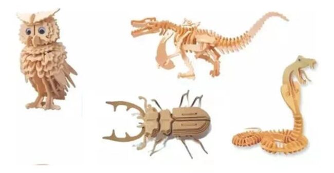 Pack Arquivos Vetores Animais 3d Corte Cnc Laser Router Pets