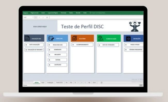 Teste De Perfil Comportamental Planilhas Disc Excel Rh
