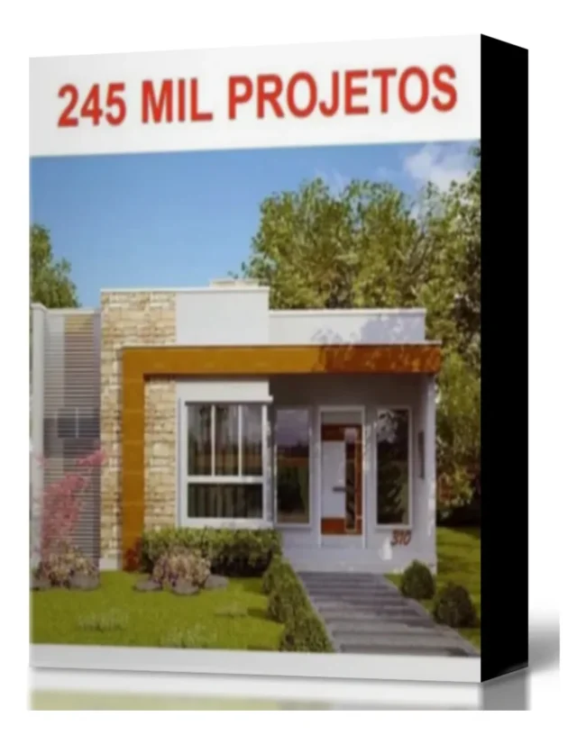Kit Engenharia Civil 245 Mil Projetos Prontos Casa