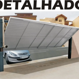 Projeto para construção de portão basculante automatizado