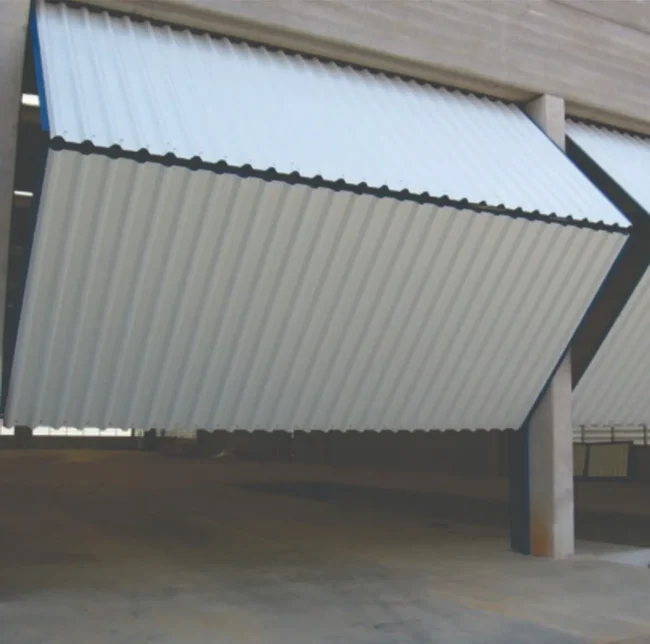 Projeto para construção de portão basculante automatizado