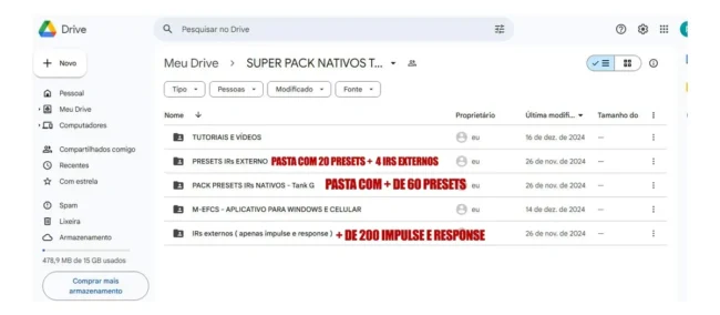 Pack Presets Tank-g (+ De 70 Presets)