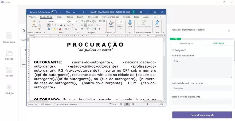 Gerador De Petições Automáticas – Software Jurídico