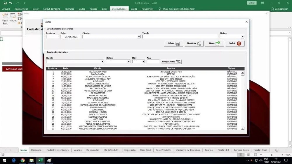 Planilha Para Controle Dropshipping
