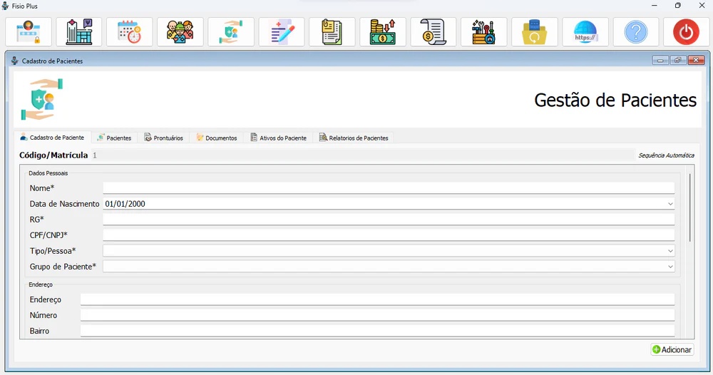 Software Para Fisioterapeutas Fisio Plus 3.0 – Licença Vitalícia