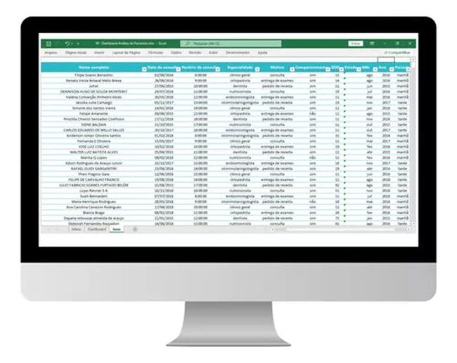 Planilha De Controle De Consultas Médicas Em Excel Completa