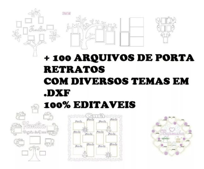 Pacote Vetores Porta Retrato Mandalas Profissões