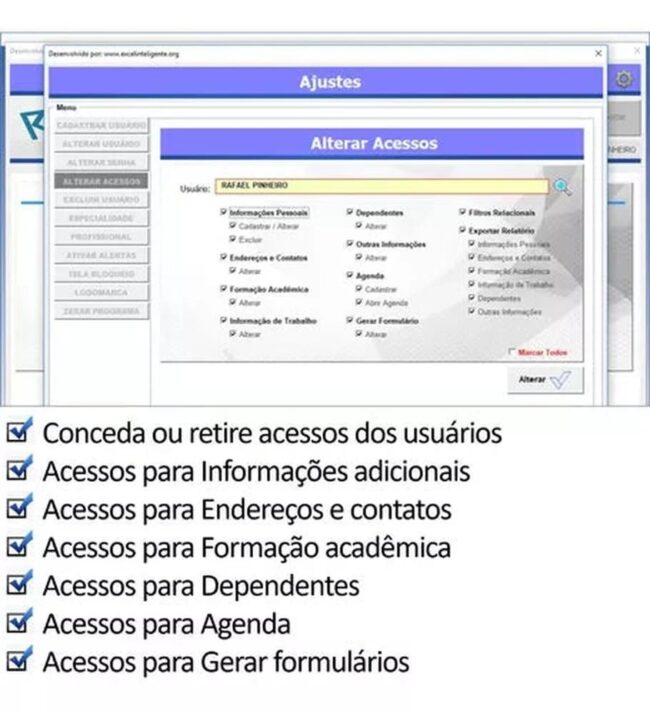 Sistema Agenda, Clientes, Dentista, Consultório, Médicos