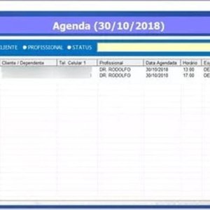 Sistema Agenda, Clientes, Dentista, Consultório, Médicos