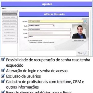 Sistema Agenda, Clientes, Dentista, Consultório, Médicos