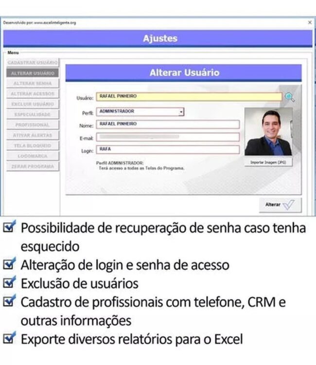 Sistema Agenda, Clientes, Dentista, Consultório, Médicos
