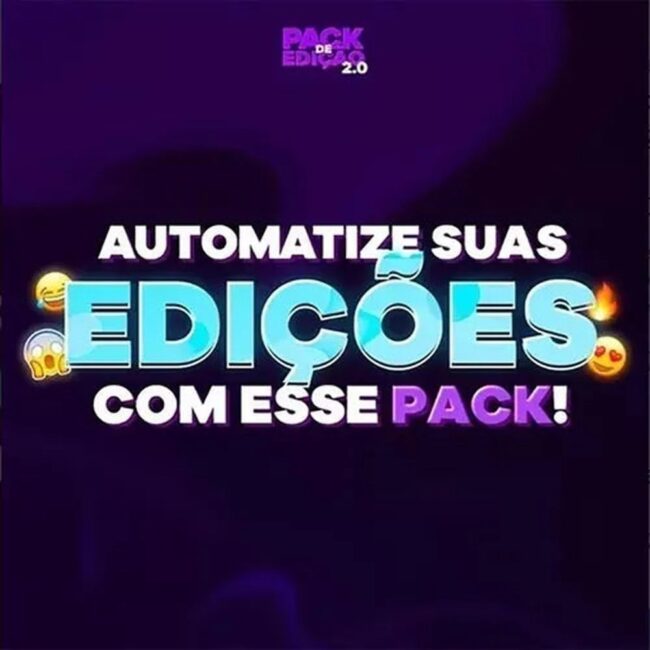 Pack De Edição Youtubers 2.0 Completo 2025
