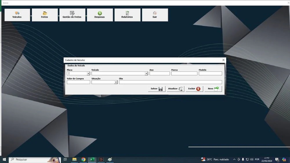 Sistema Controle De Fretes E Frotas