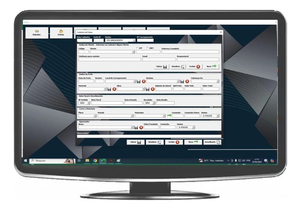Sistema Controle De Fretes E Frotas