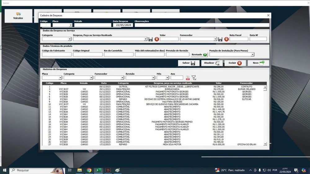 Sistema Controle De Fretes E Frotas