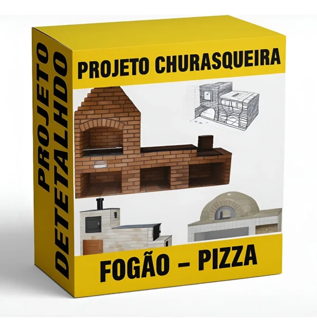Projetos De Churrasqueiras - Fogão A Lenha E Forno Pizza