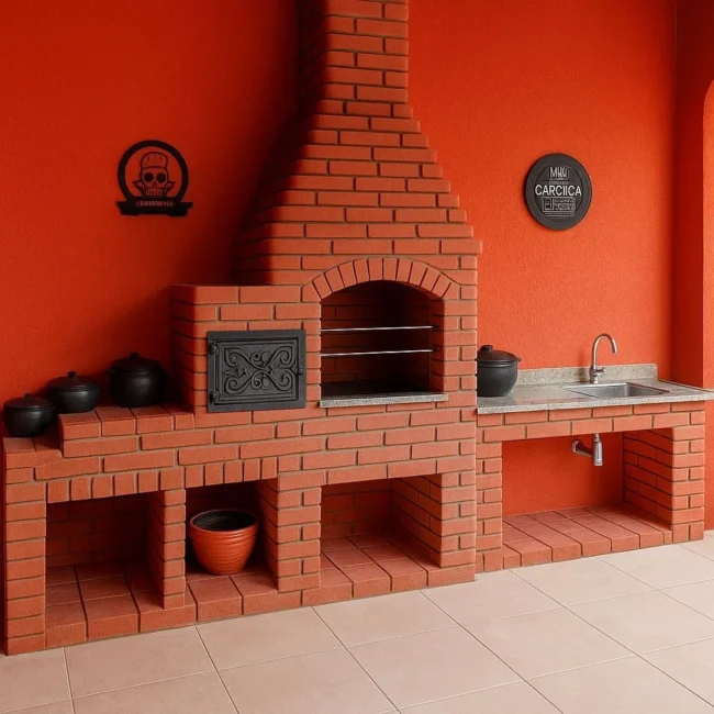 Projetos De Churrasqueiras – Fogão A Lenha E Forno Pizza