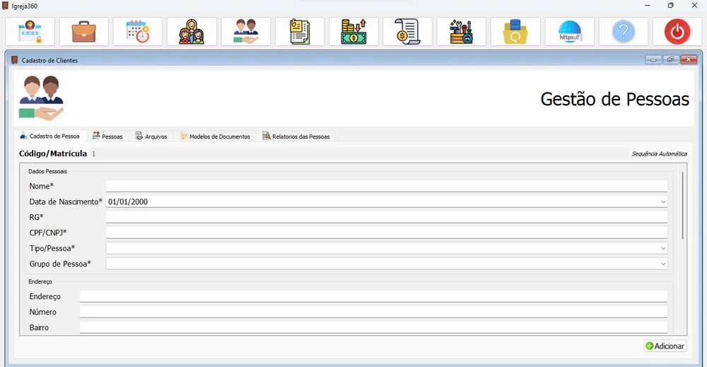 Software para Igreja – Versão 4.0 – Licença Vitalícia