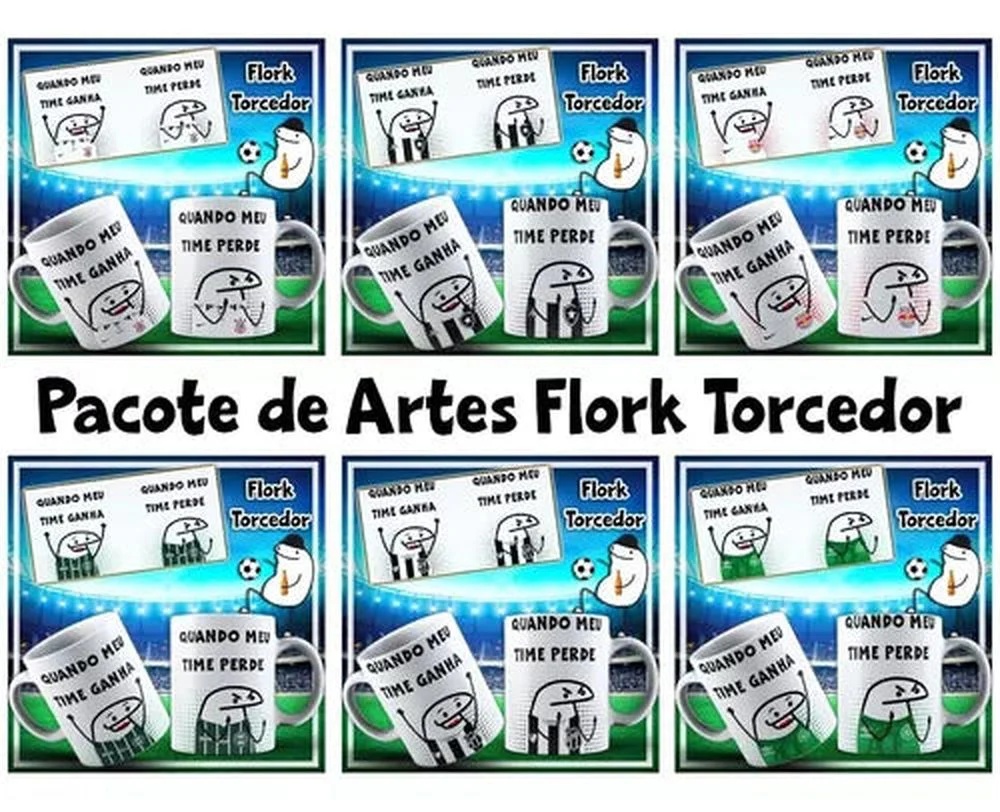 Artes Digitais Times de Futebol Flork Bento 2.3 10 anos Digital