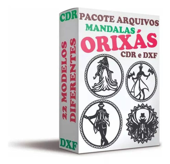 Design De Mandalas Para Projetos De Artesanato Em Cnc Orixás