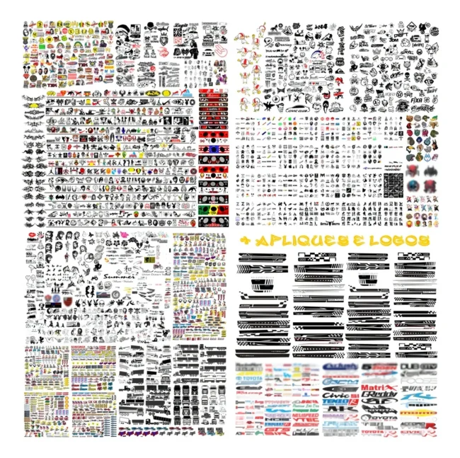 5.000 Artes E Vetores Para Adesivos Automotivos