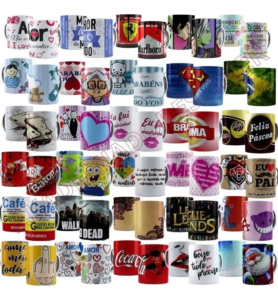 Pack 99 Mil Artes Para Sublimação Canecas 80+ Temas 2023