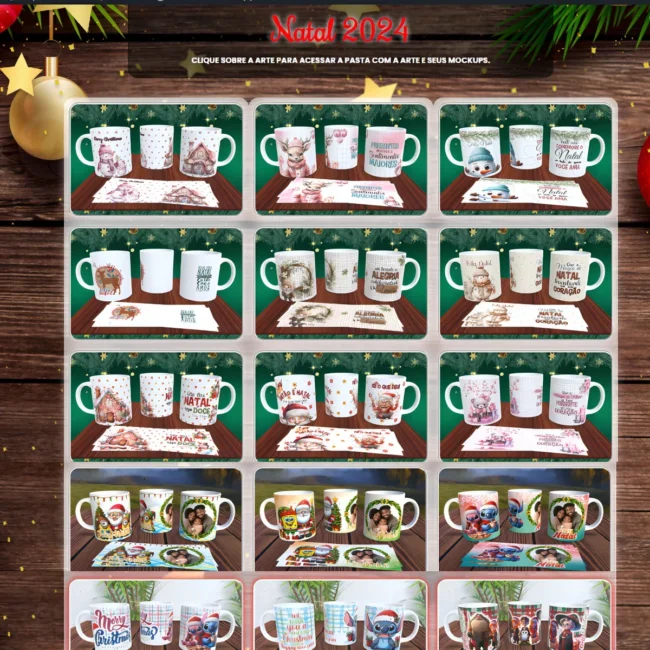 Pack 99 Mil Artes Para Sublimação Canecas 80+ Temas 2023