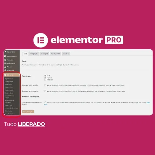 Elementor Pro WordPress Super Pack Completo