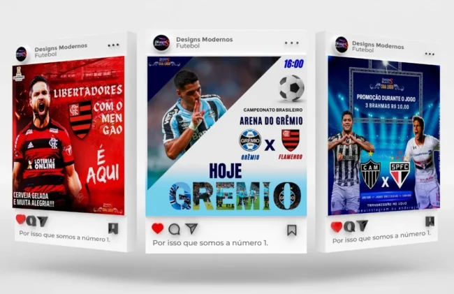 Pack De 200 Artes Editáveis Para Futebol +20 Brindes