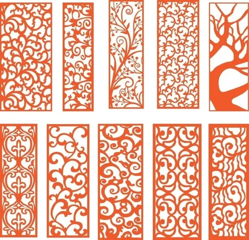 Painéis Decorativos +1900 Arquivos Vetores Dxf Cnc Laser