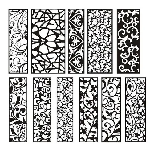 Painéis Decorativos +1900 Arquivos Vetores Dxf Cnc Laser