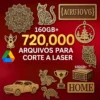 Pacote+720,000 Vetores Arquivos Corte Laser Mdf, Cnc ,router