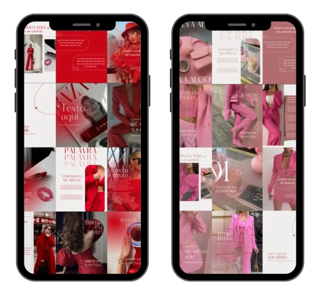 1000 Templates Pack Canva Design Sofisticado Instagram Feed