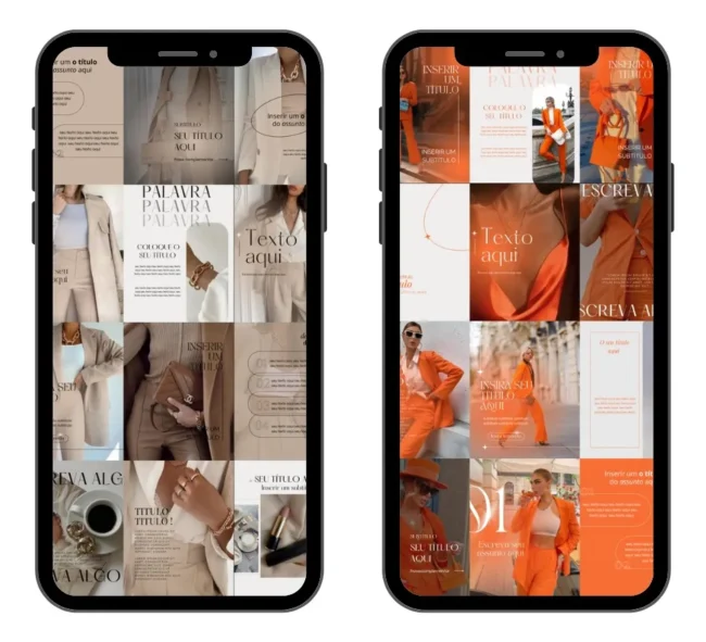1000 Templates Pack Canva Design Sofisticado Instagram Feed