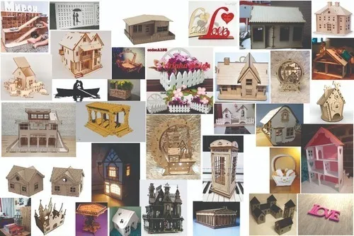 Pacote 60.000 Arquivos – Dxf, Cdr Eps – Corte A Laser Cnc