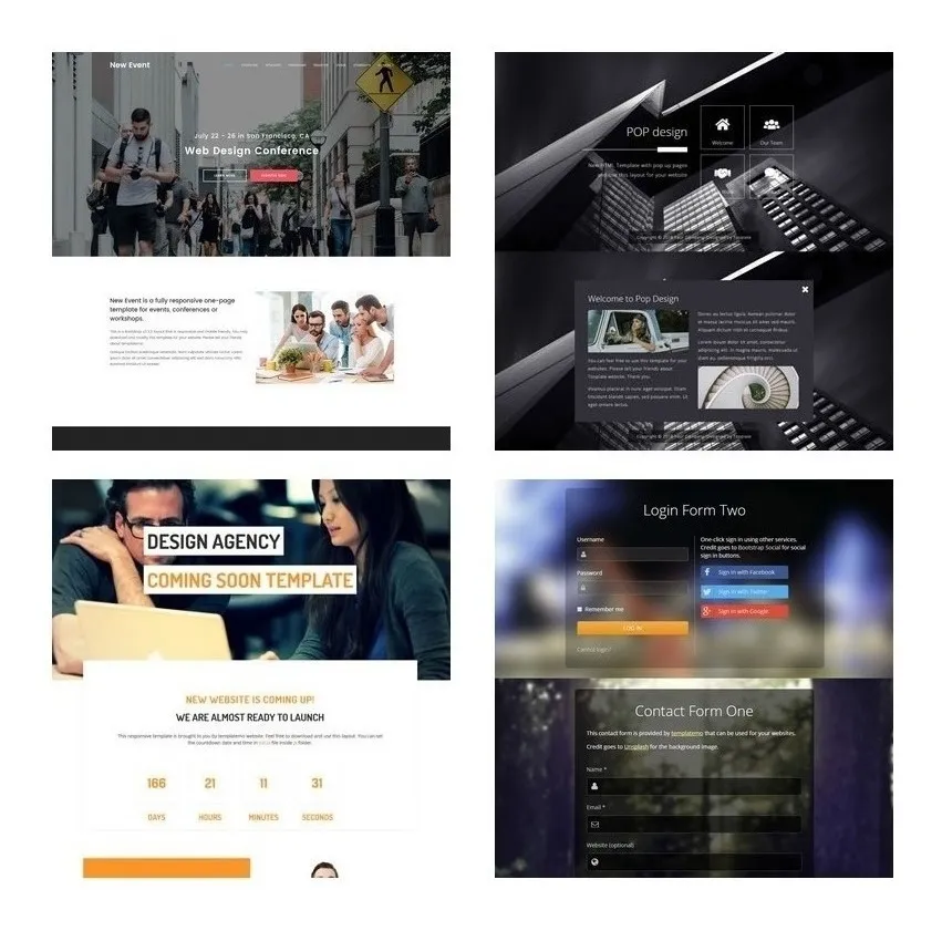 Templates Customizáveis Html 5 Css Bootstrap 5000 Sites