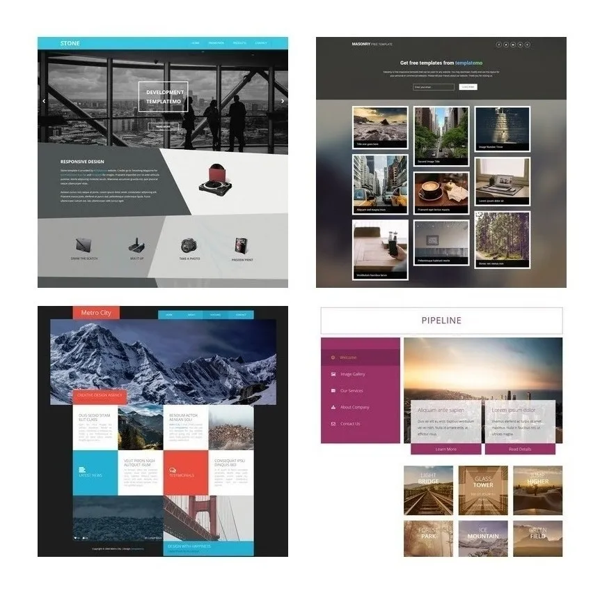 Templates Customizáveis Html 5 Css Bootstrap 5000 Sites
