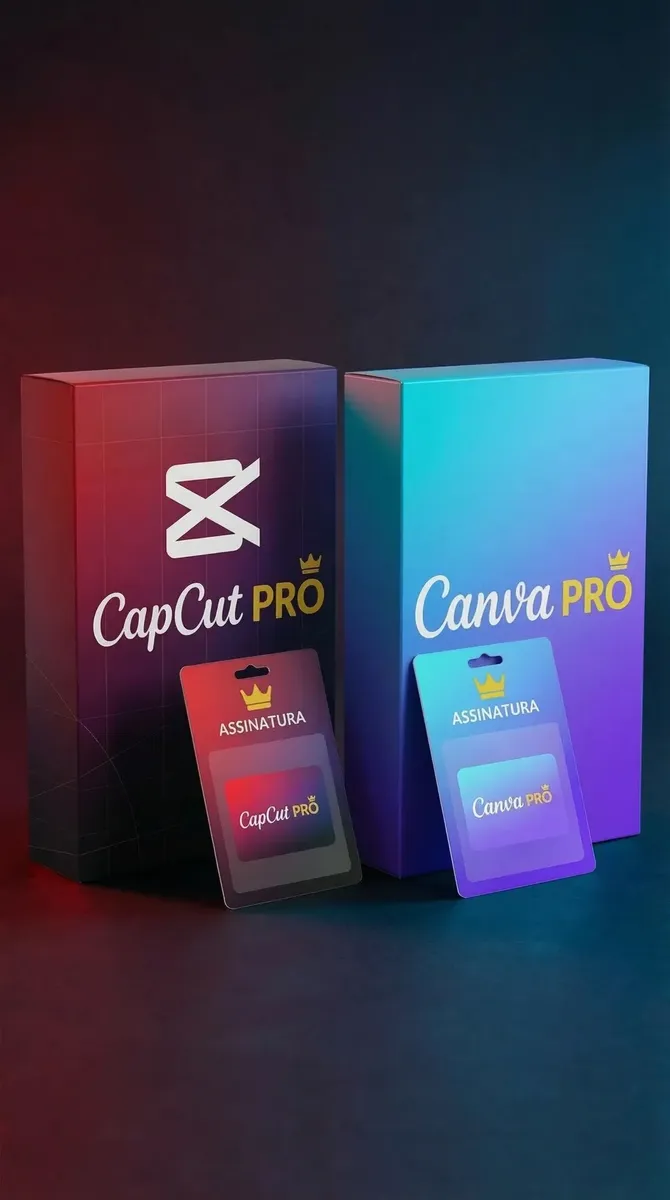Capcut Pro + Canva Pro (365 Dias)