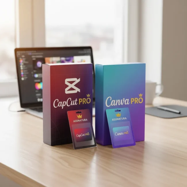 Capcut Pro + Canva Pro (365 Dias)