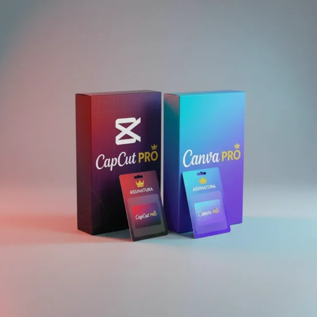 Capcut Pro + Canva Pro (365 Dias)